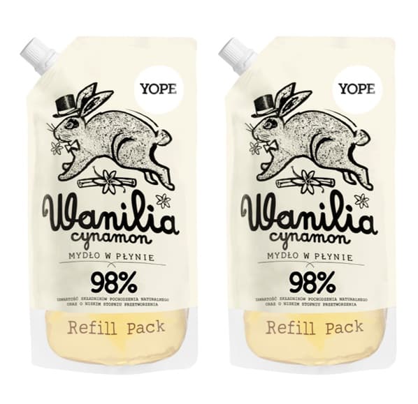 Refill Pack Saszetka - Mydło do Rąk Wanilia Cynamon x