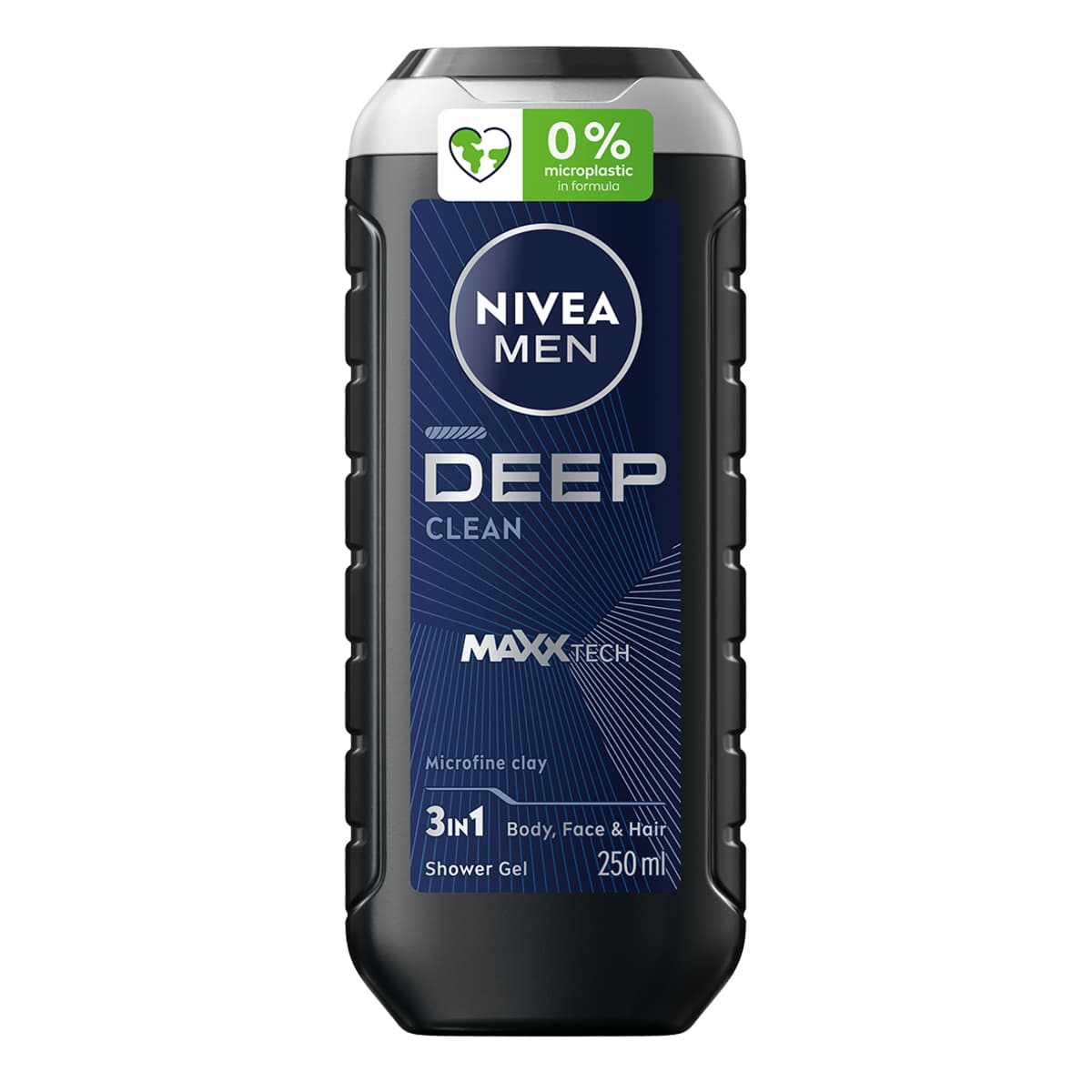 Men Deep Clean Maxx Tech Żel pod Prysznic 3w1 z Glinką Mikrocząsteczkową