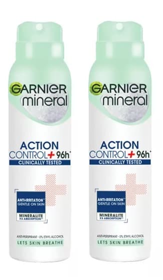 Mineral Antyperspirant Action Control +96h Clinically Tested x
