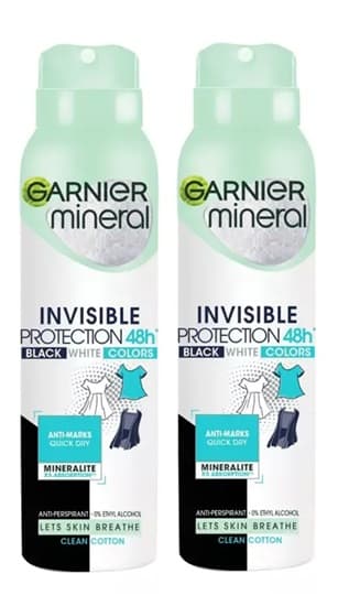 Mineral Antyperspirant Invisible Protection 48h Clean Cotton x