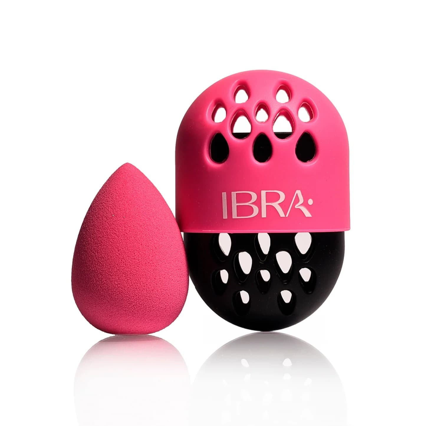 Set Pink Zestaw Gąbeczka do Makijażu z Silikonowym Etui