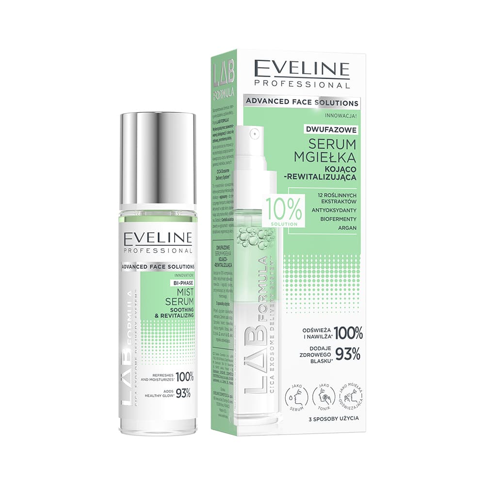 Eveline Lab Formula Dwufazowe Serum Mgiełka Kojąco-Rewitalizująca