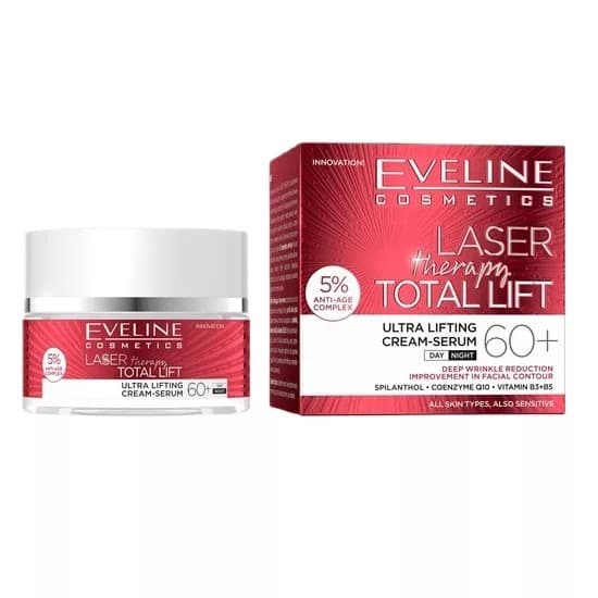 Eveline Laser Therapy Total Lift Ultra Liftingujący Krem-Serum 60+