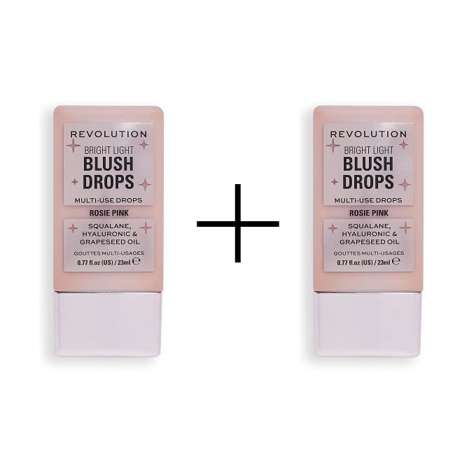 Bright Light Blush Drops Róż w Kroplach Rosie Pink 1+1