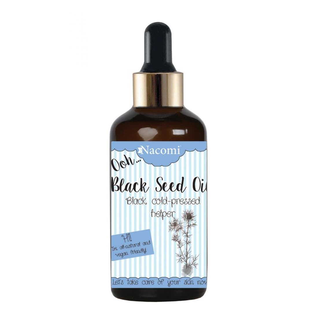 Black Seed Oil olej z nasion czarnuszki z pipetą
