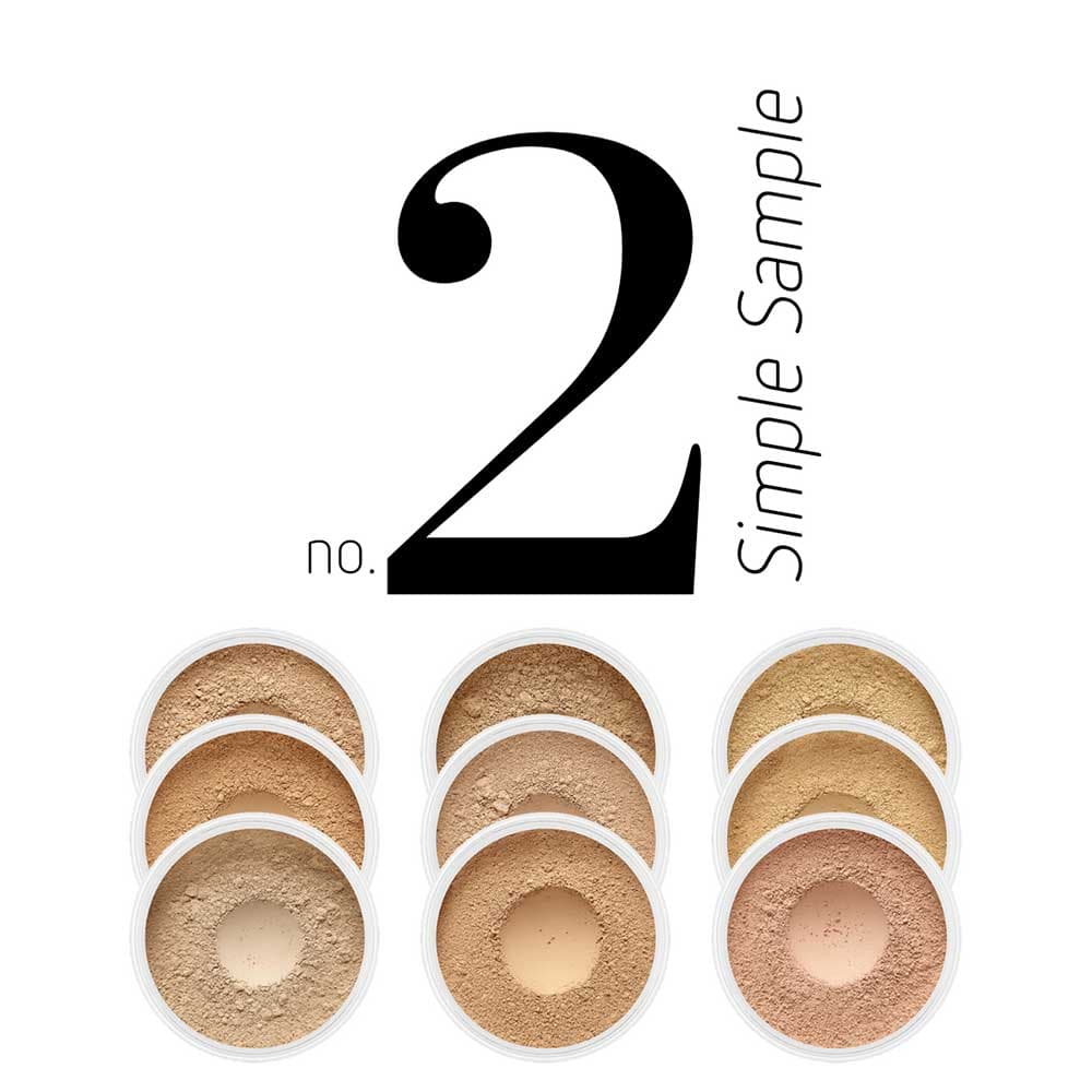 Zestaw próbek podkładów Simple Sample No.2