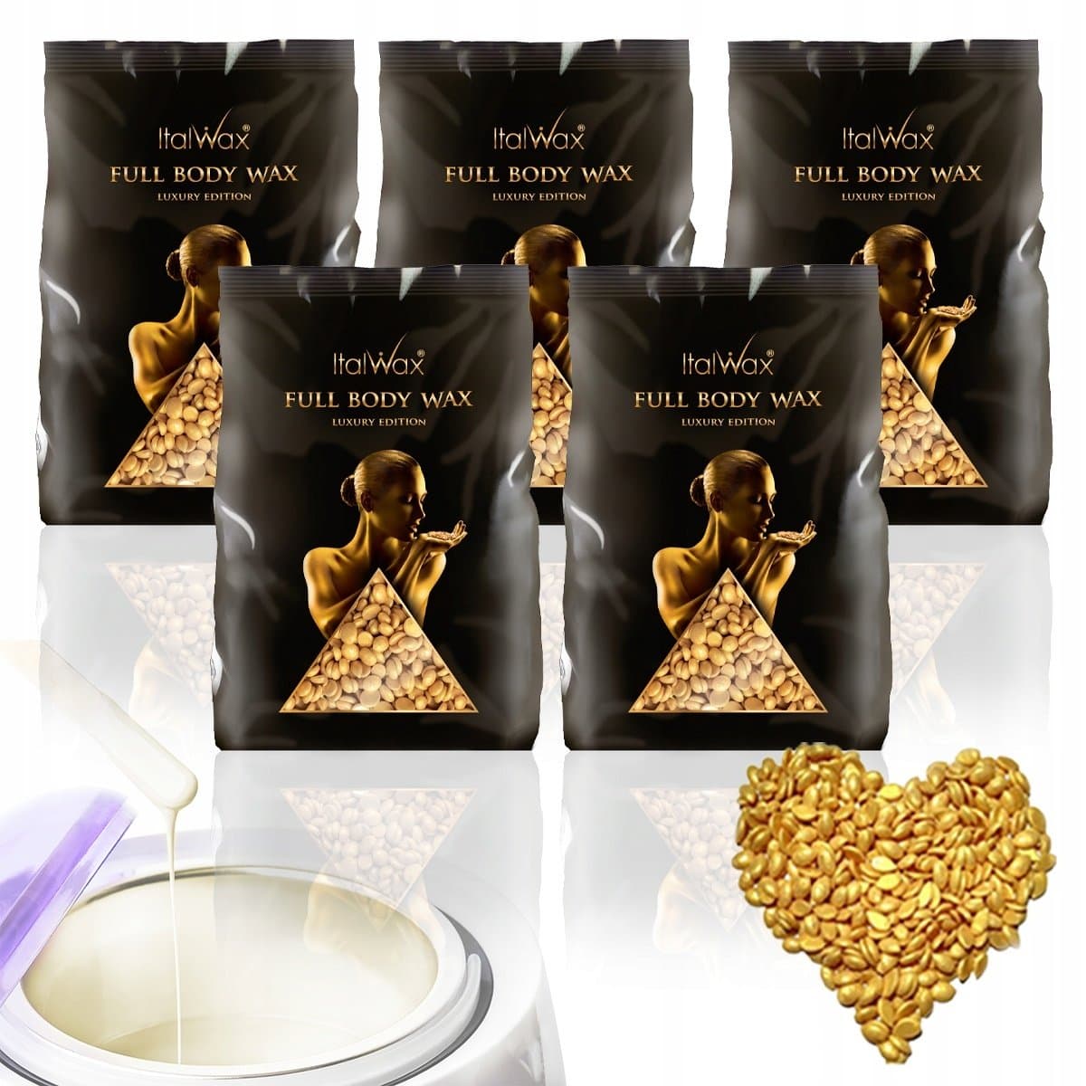 Full Body Wax — złoty wosk twardy do depilacji ciała