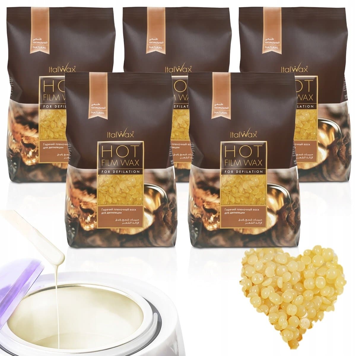 Film Wax Natural — naturalny wosk twardy do depilacji