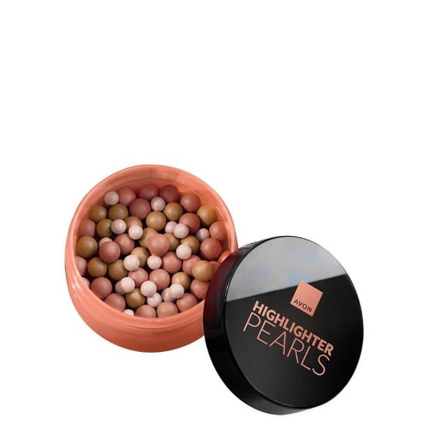 Rozświetlacz w perełkach puder perełki rozświetlające – ROSE GOLD