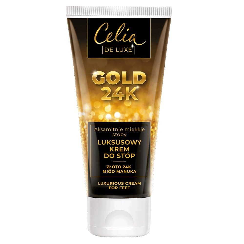 De Luxe, krem Do Stóp Gold 24K