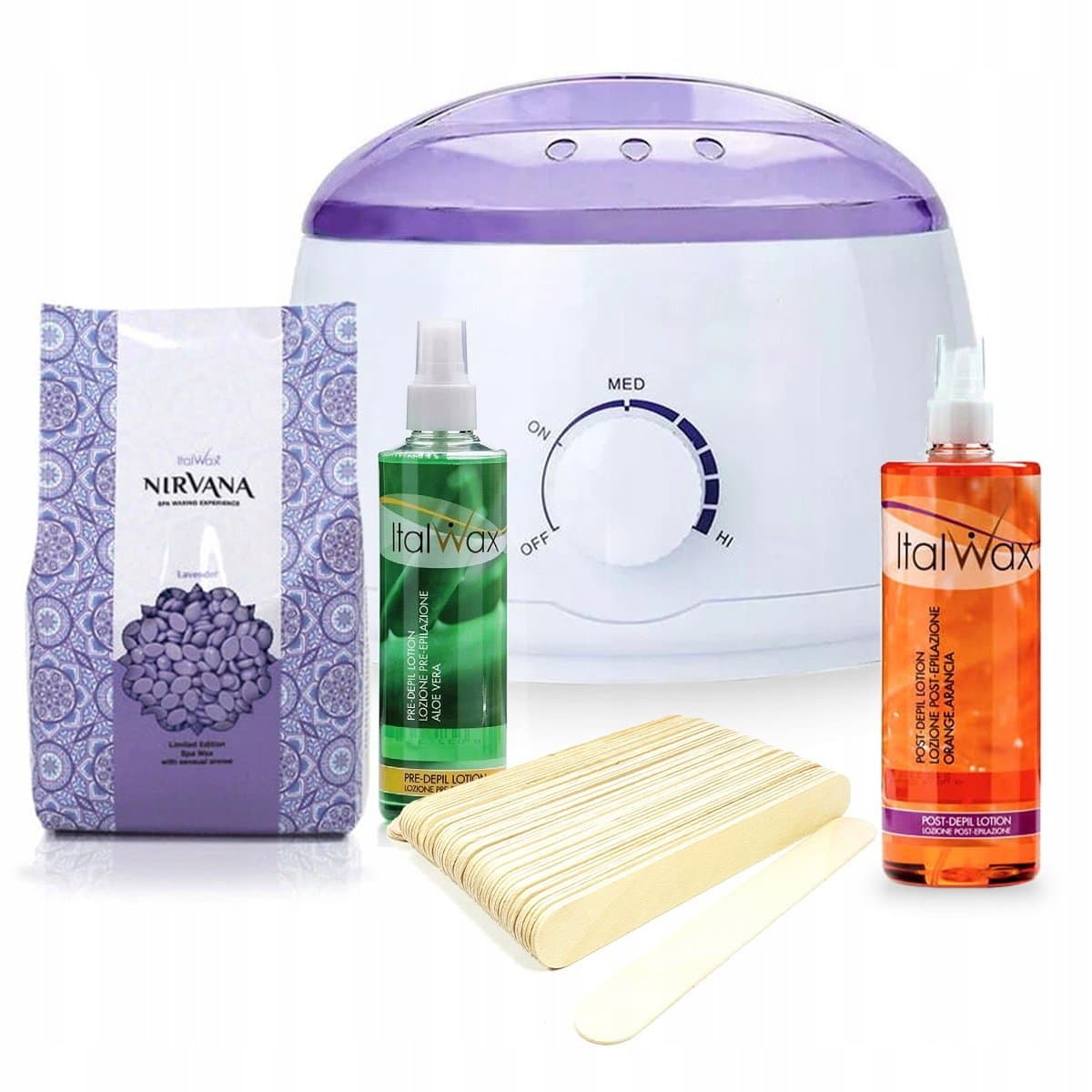 Zestaw Vanira Lavender z podgrzewaczem i preparatami