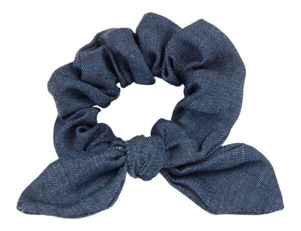 Gumka Scrunchie jeans z uszami FA-5871