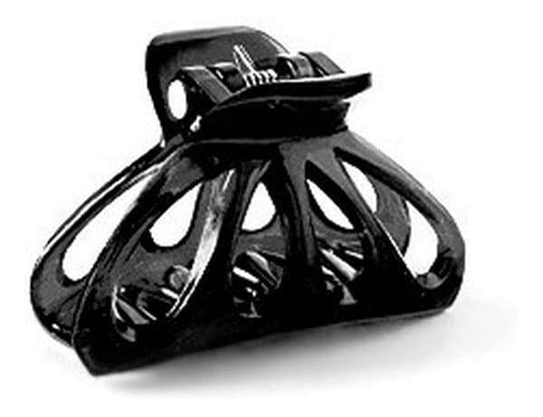 9802 klamra do włosów czarna 4 cm