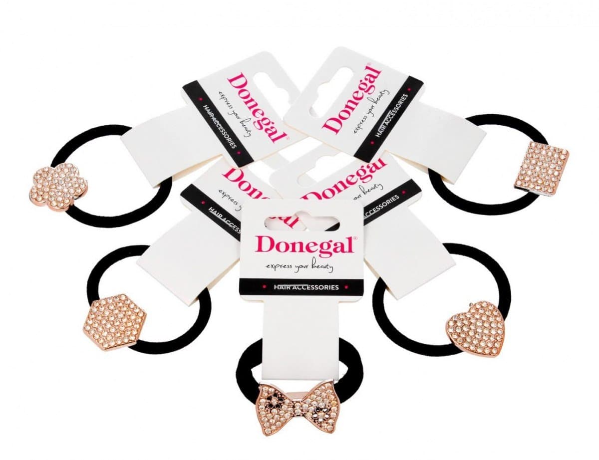 Gumka do włosów scrunchie FA-5689 Brązowa