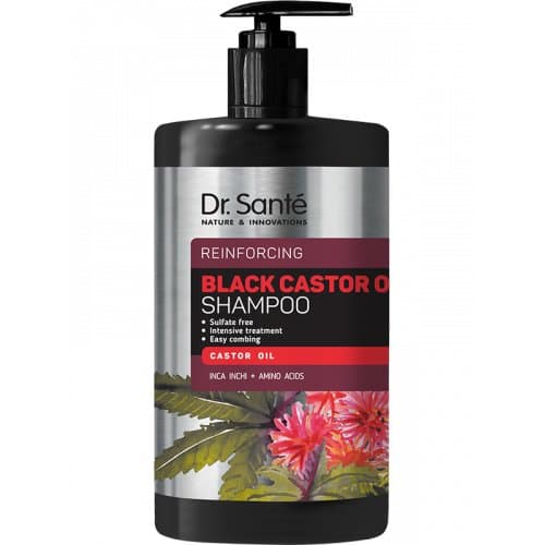 Black Castor Oil szampon wzmacniający do włosów osłabionych
