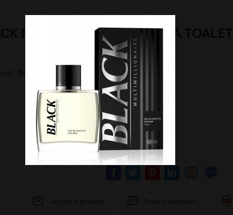 Black Multimillionaire Men woda toaletowa