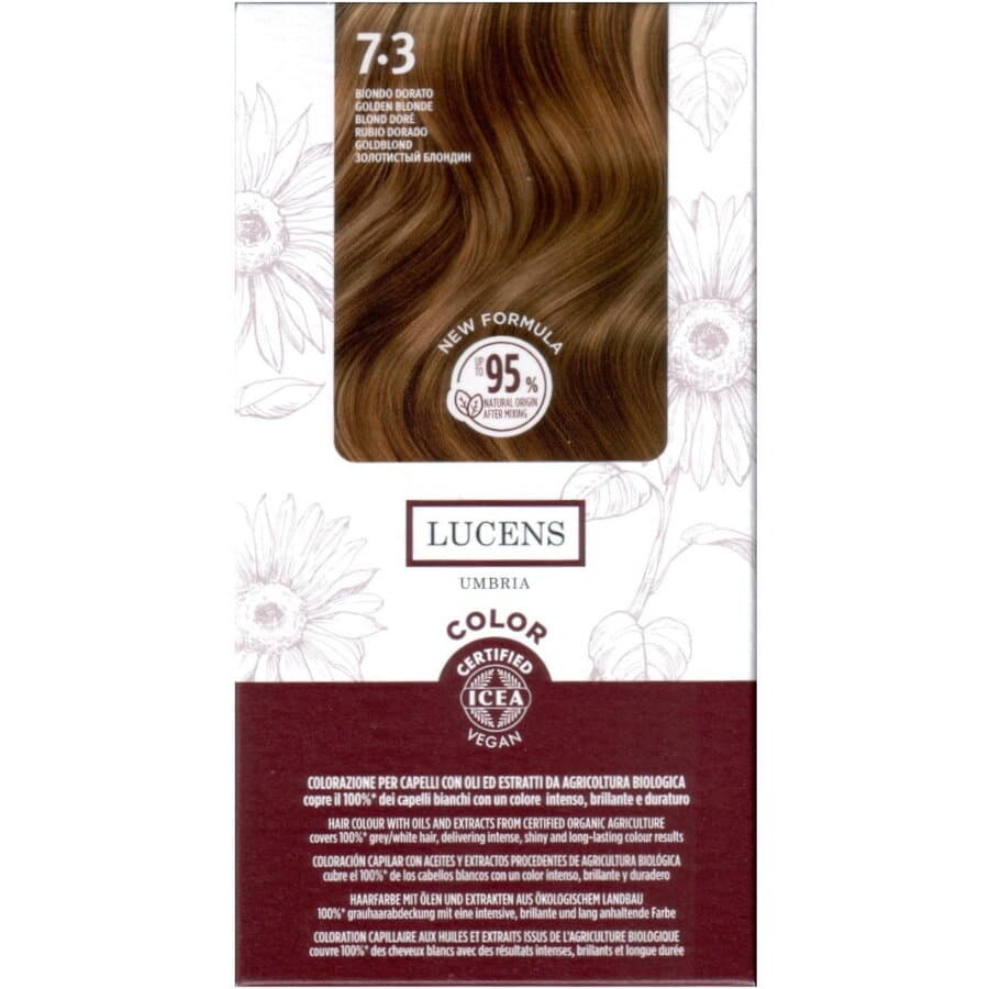 Lucens Umbria trwała farba do włosów 7.3 — złoty blond
