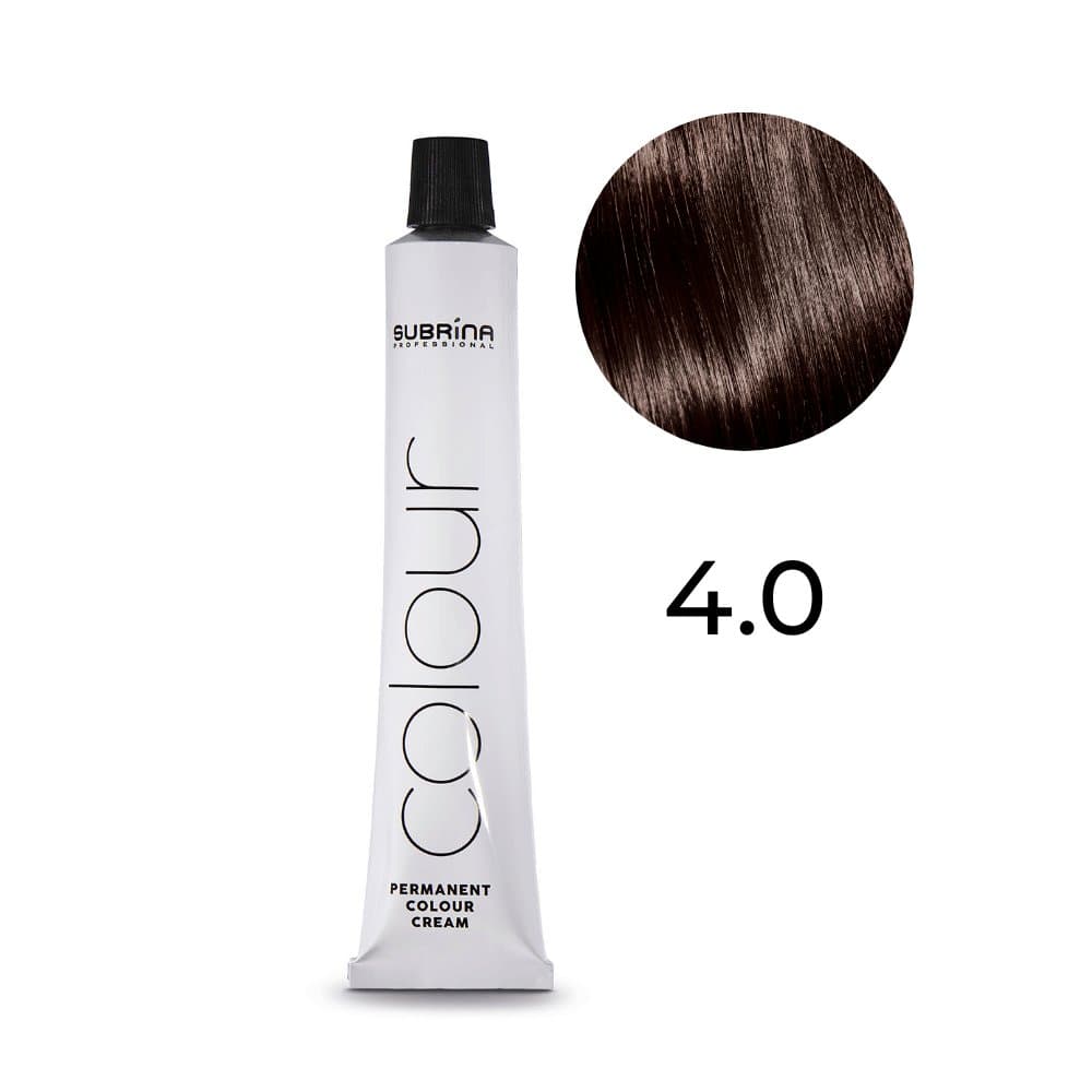 Permanent Colour trwała farba do włosów 4/0 naturalny średni brąz