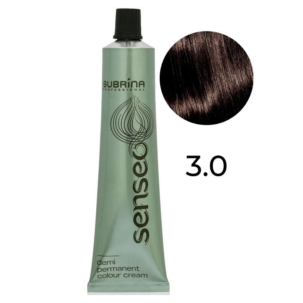 Senseo farba demi-permanentna 3/0 Naturalny ciemny brąz