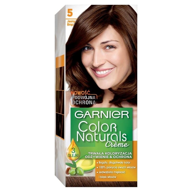 Color Naturals Creme trwała koloryzacja 5 Jasny Brąz