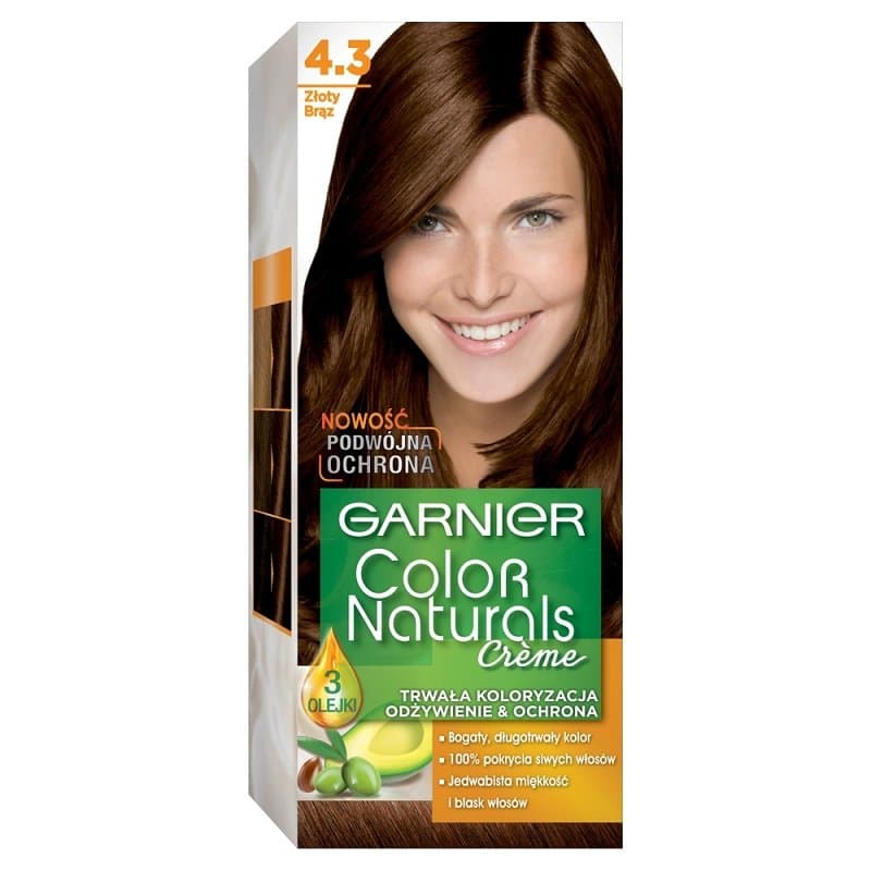 Color Naturals Creme trwała koloryzacja 4.3 Złoty Brąz