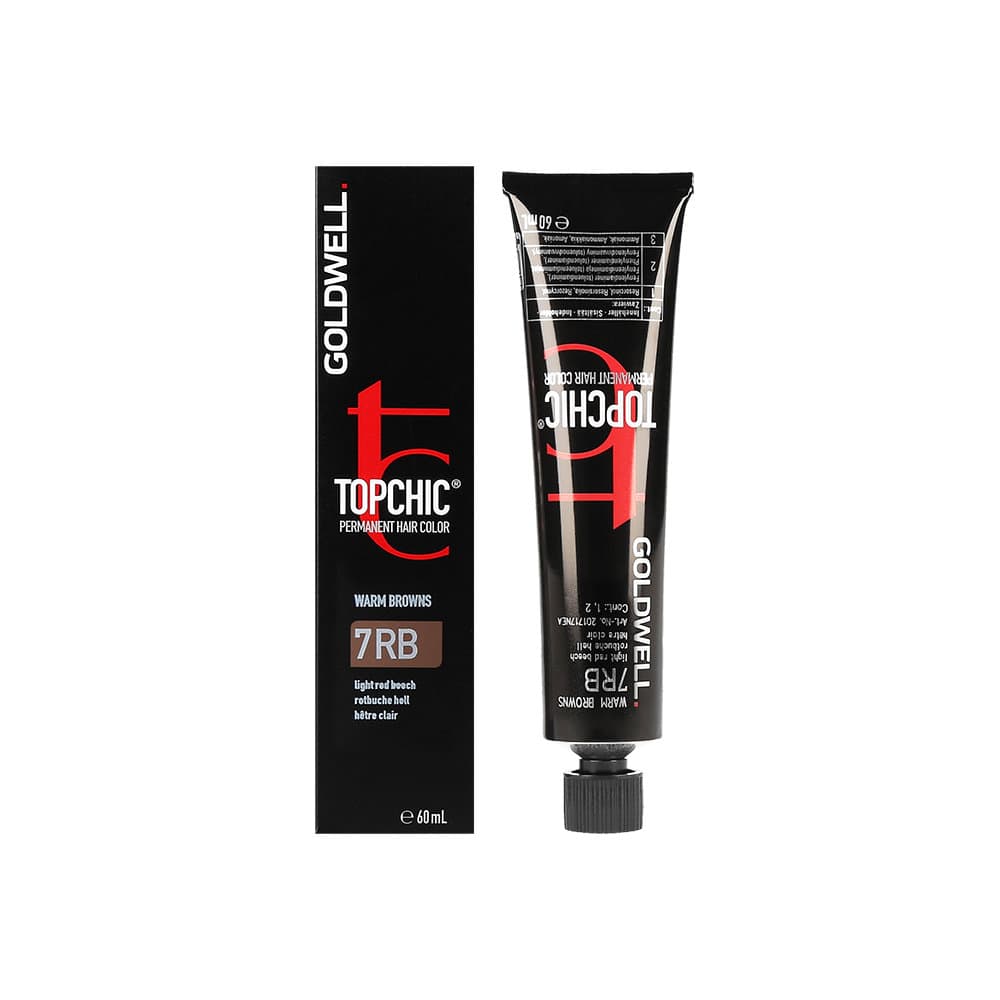 Topchic, farba do włosów, 7RB Light Red Beech