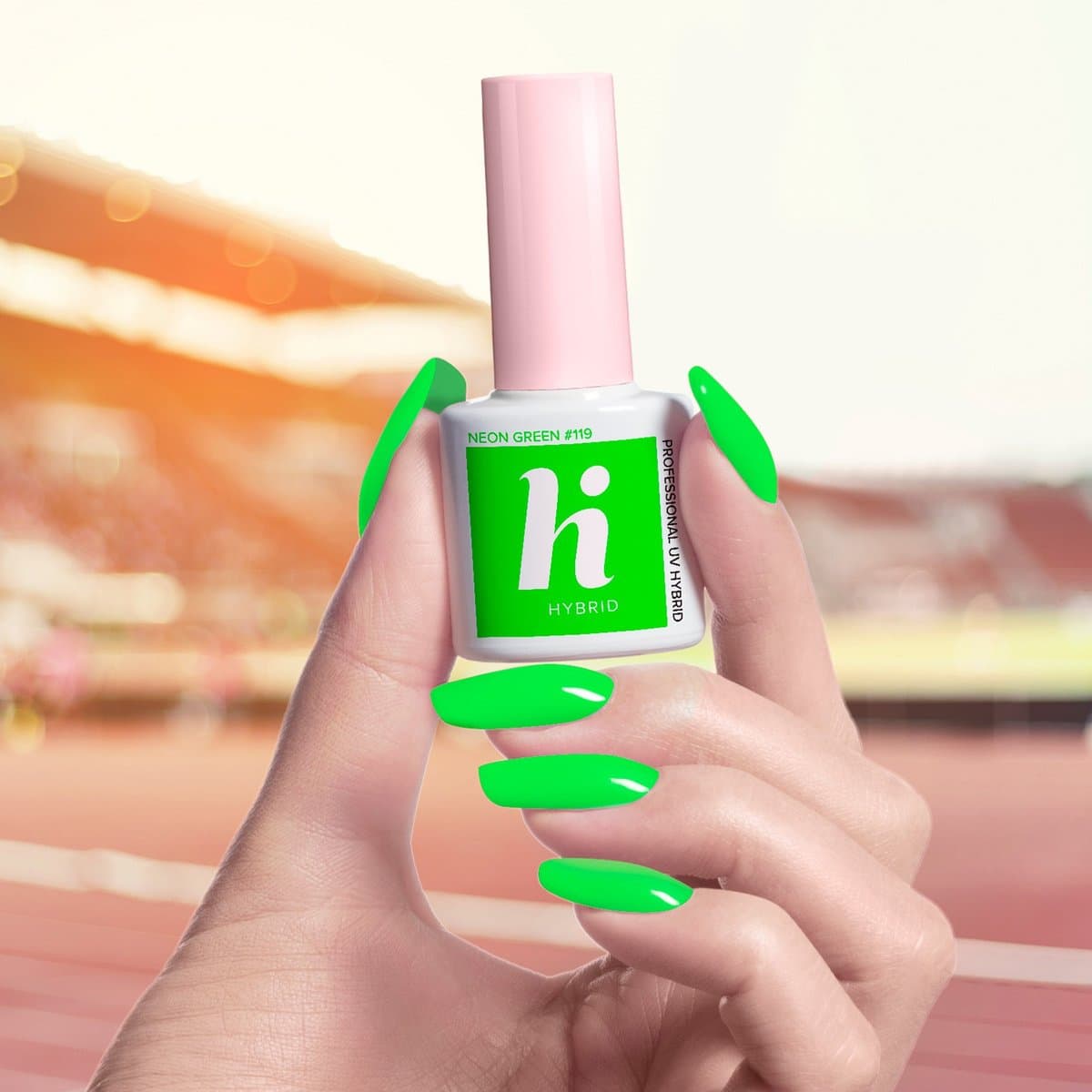 Hybrid, lakier hybrydowy 119 Neon Green