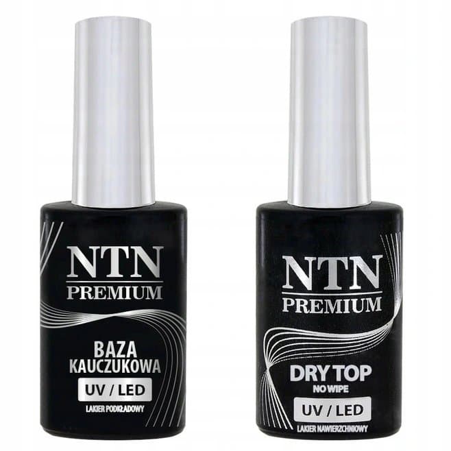 baza kauczukowa i Dry Top No Wipe – duet do manicure