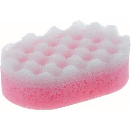 Owalna dwustronna gąbka do kąpieli
