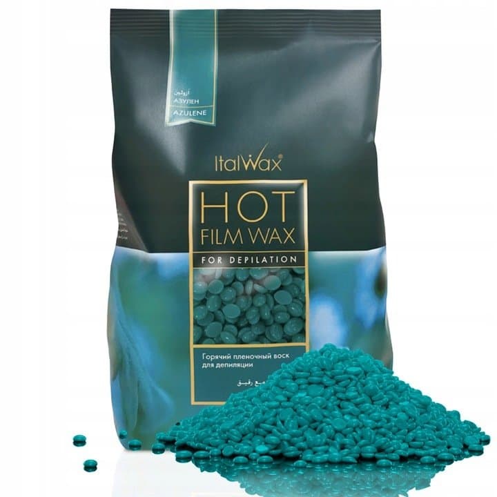 Film Wax Azulene — azulenowy wosk twardy do depilacji — porcja przepakowana