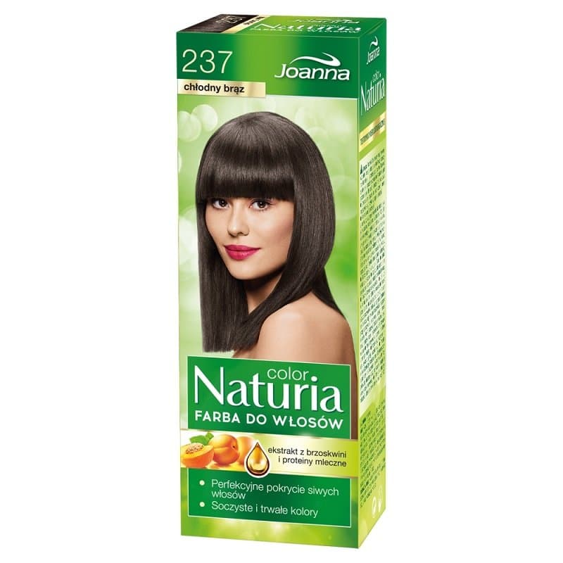 Naturia Color nawilżająca farba do włosów Aloes 237 Chłodny Brąz