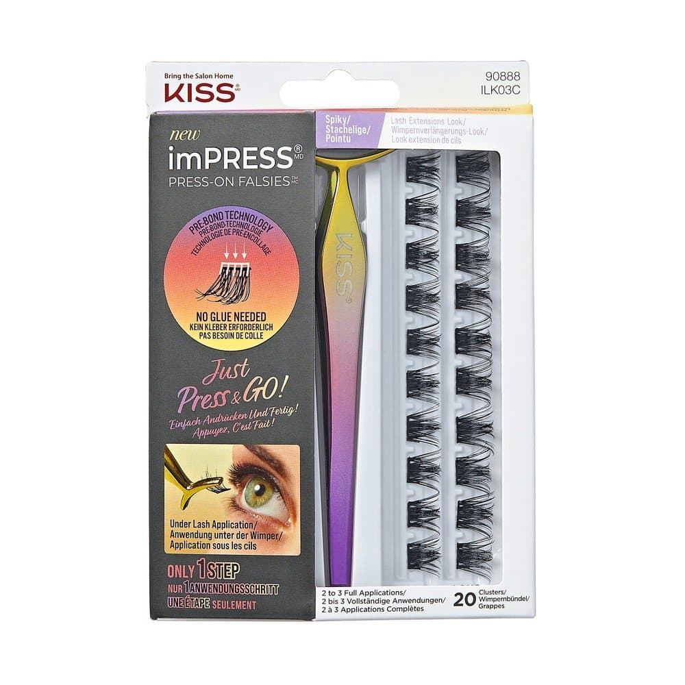 imPRESS Press-On Falsies — Spiky — zestaw kępek