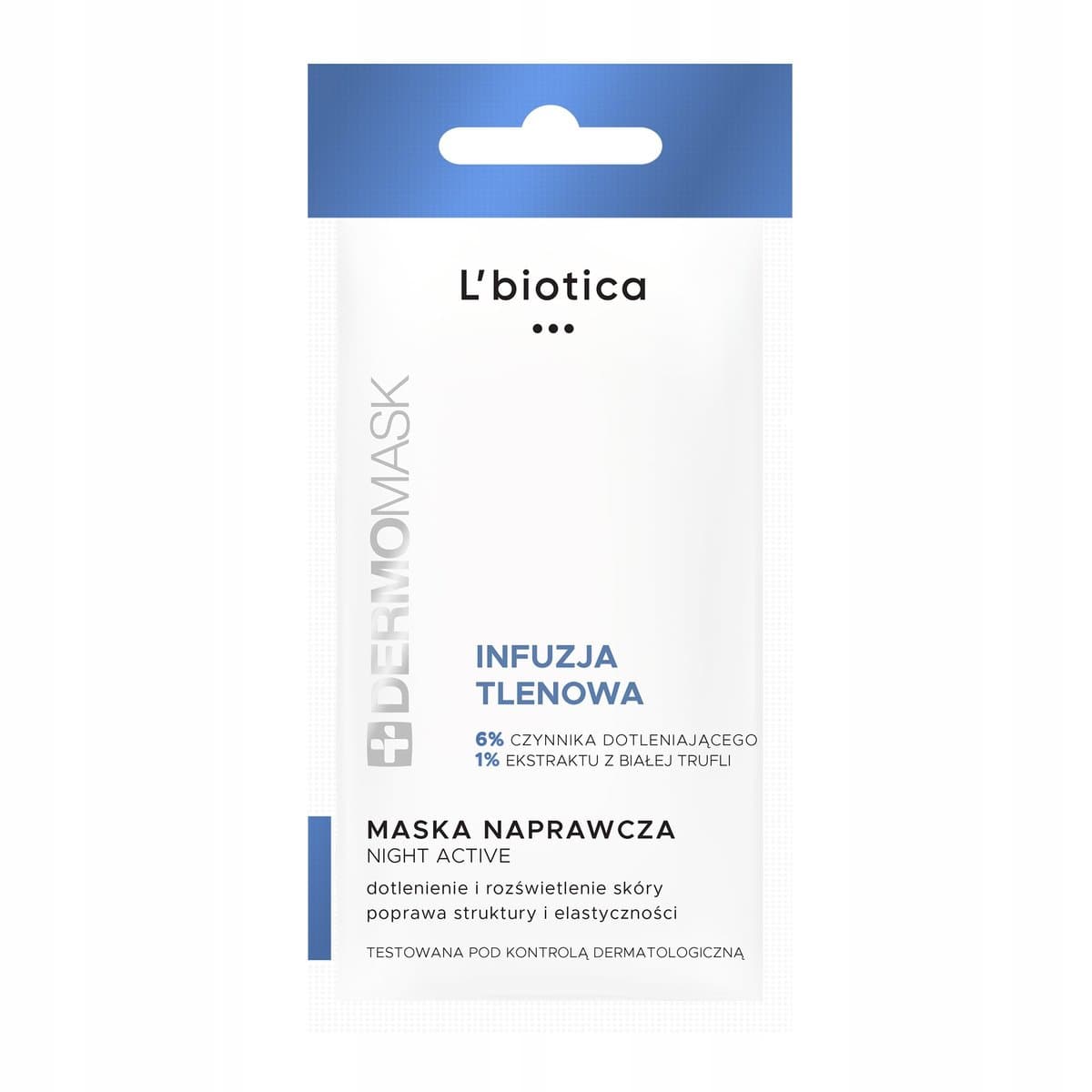 L'BIOTICA Dermomask Infuzja Tlenowa maseczka noc