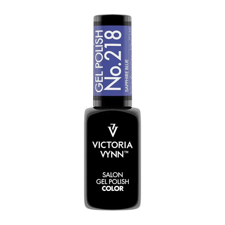 Gel Polish 218 Sapphire Blue lakier hybrydowy