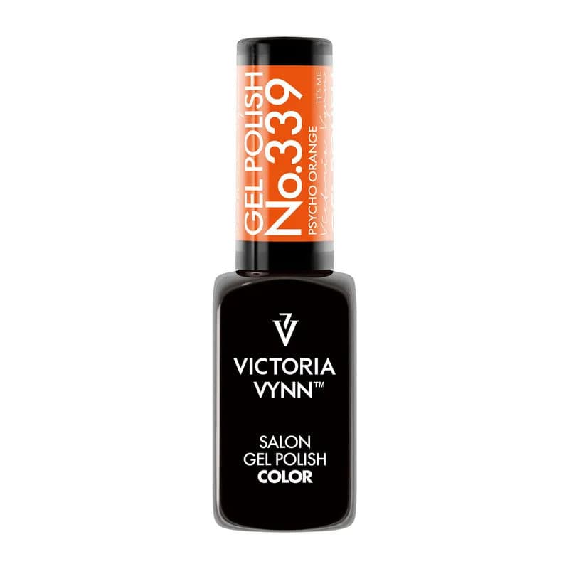 Gel Polish 339 Psycho Orange lakier hybrydowy