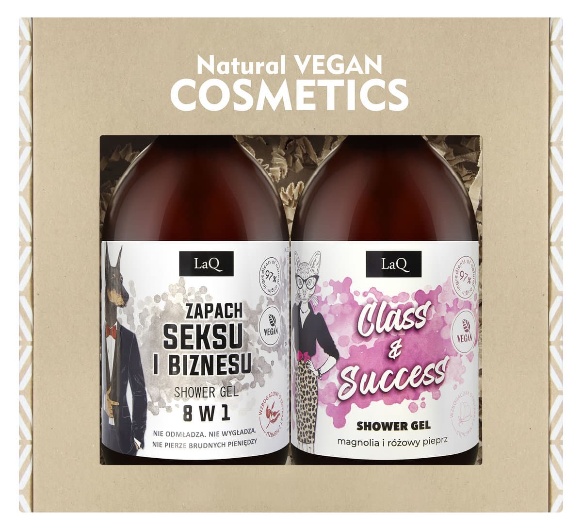 Zapach Seksu i Biznesu i Magnolia — dwa żele pod prysznic — zestaw