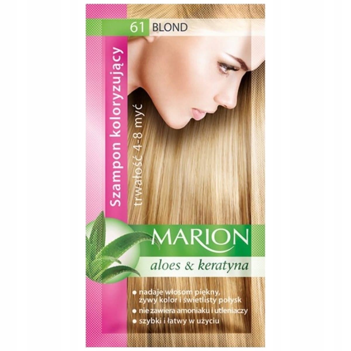 Aloes & Keratyna, szampon koloryzujący 61 Blond