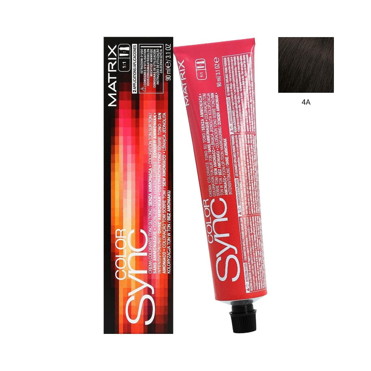 Color Sync koloryzacja demi-permanentna 4A