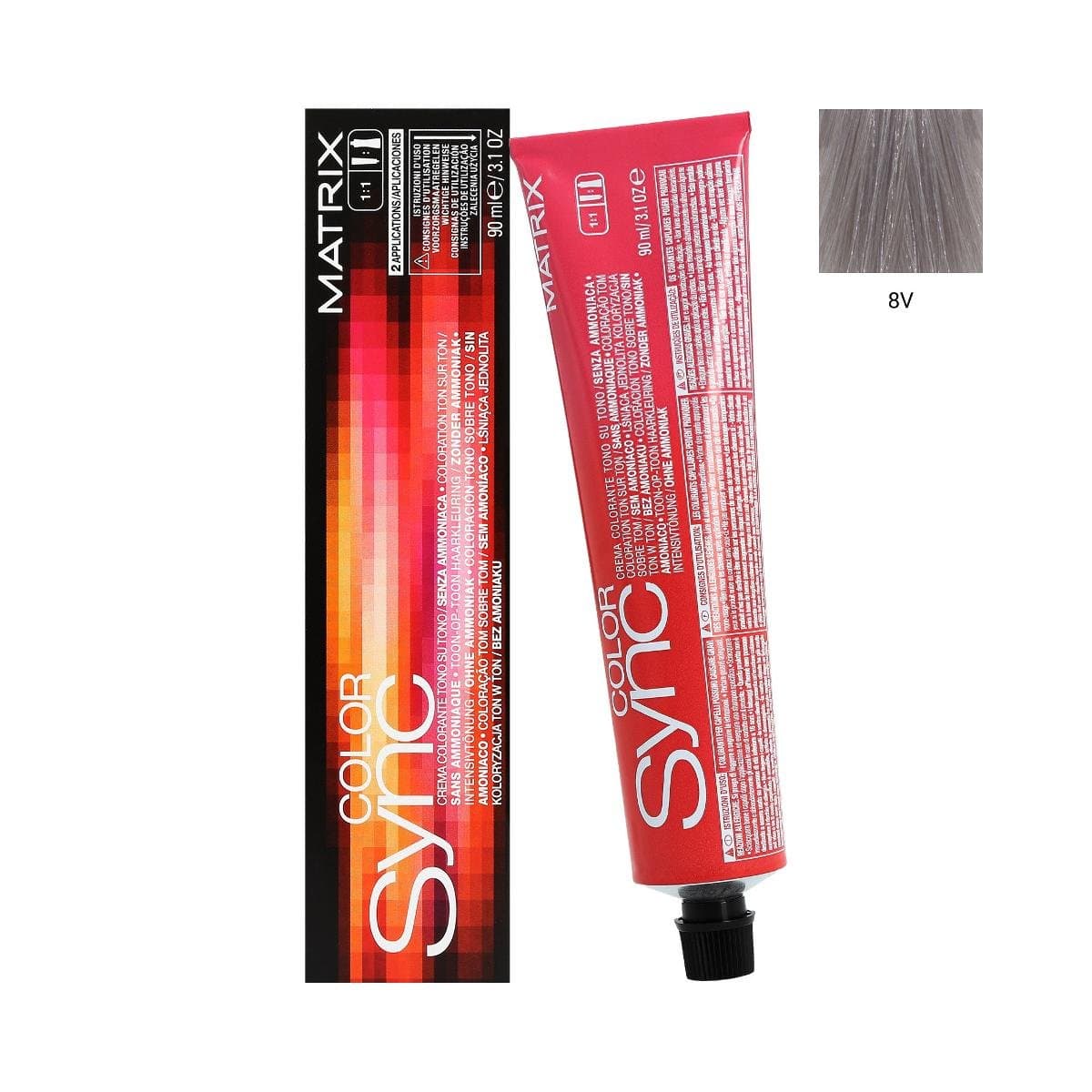 Color Sync koloryzacja demi-permanentna 8V
