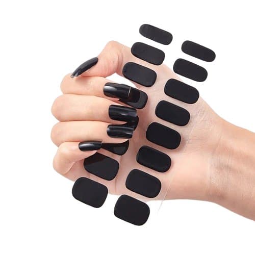 Samoprzylepne żelowe naklejki — Black