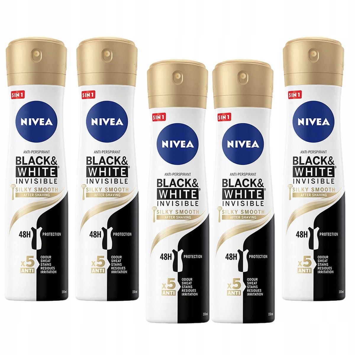 Black & White Invisible Silky Smooth antyperspirant w sprayu dla kobiet