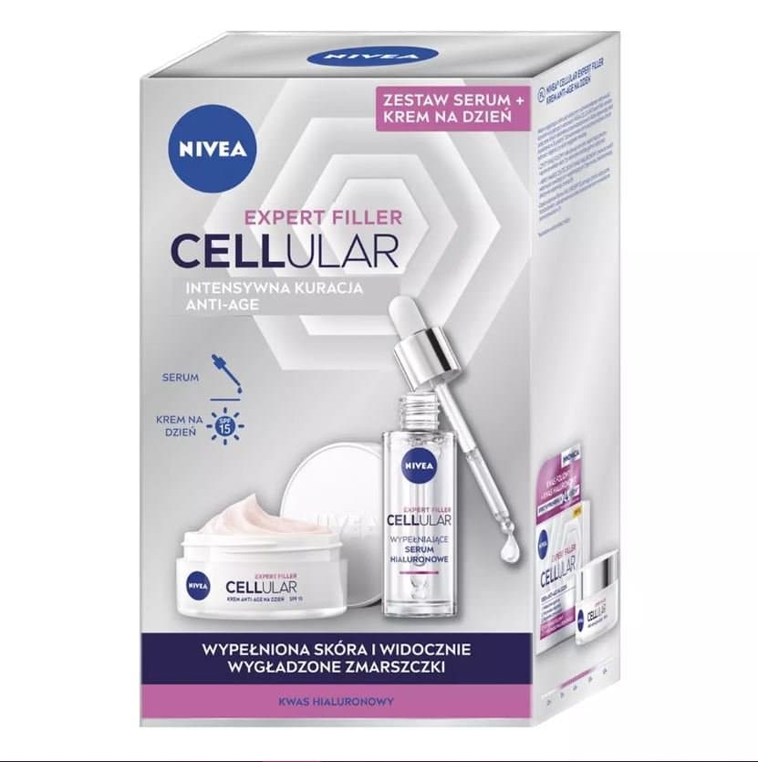 Cellular Expert Filler zestaw serum i kremu na dzień SPF 15