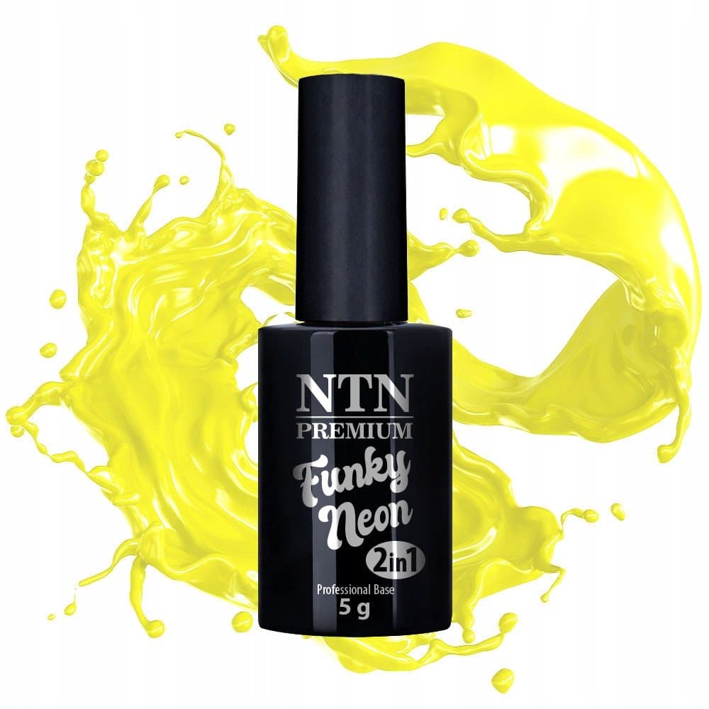 Funky Neon baza kolorowa 2w1 nr 2 – żółta