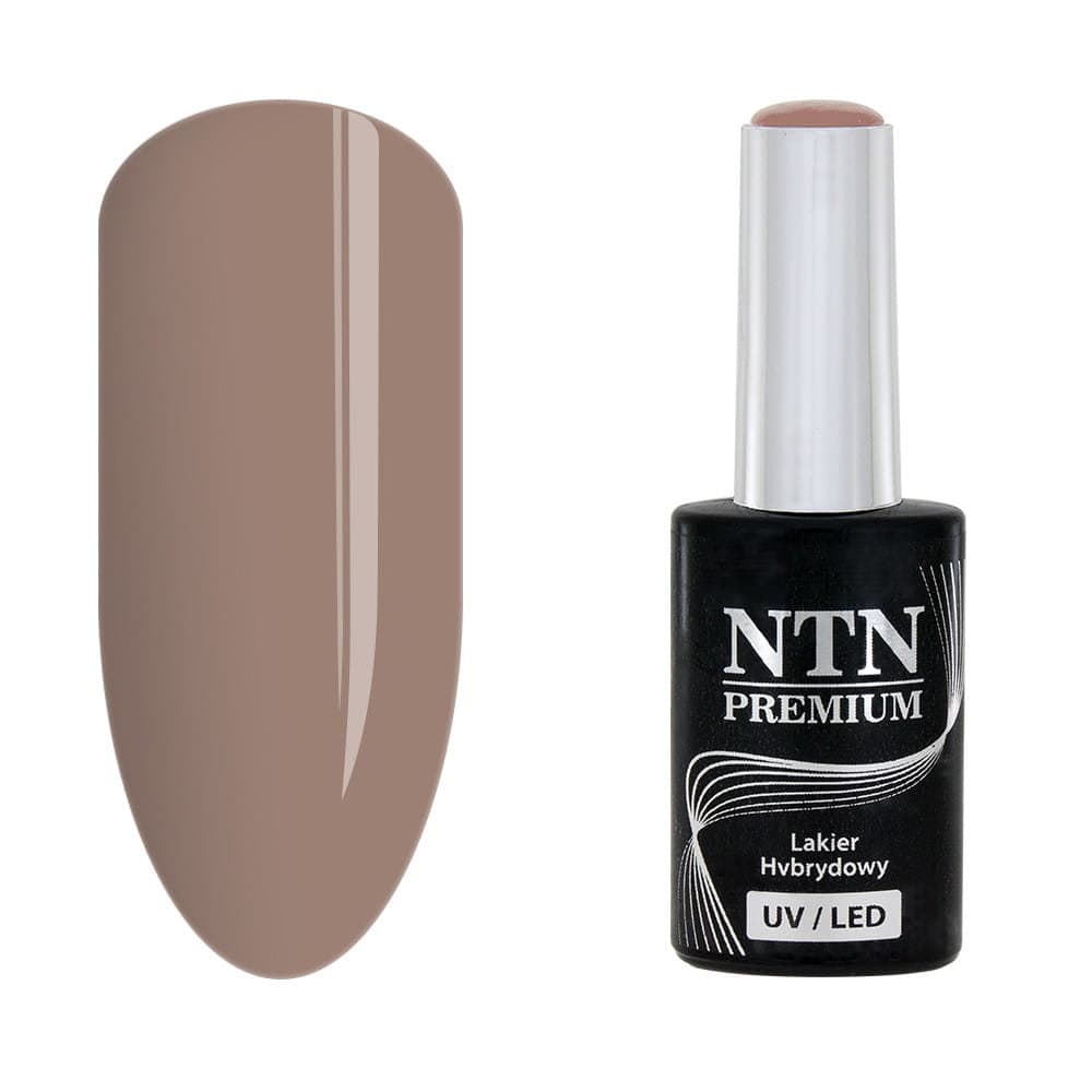 Topless lakier hybrydowy nr 10 – ciemny taupe latte, starsze wydanie