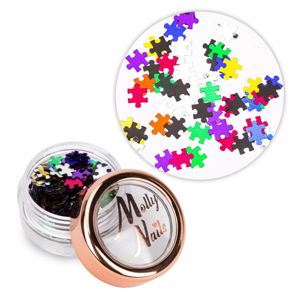 ozdoby do paznokci Puzzle