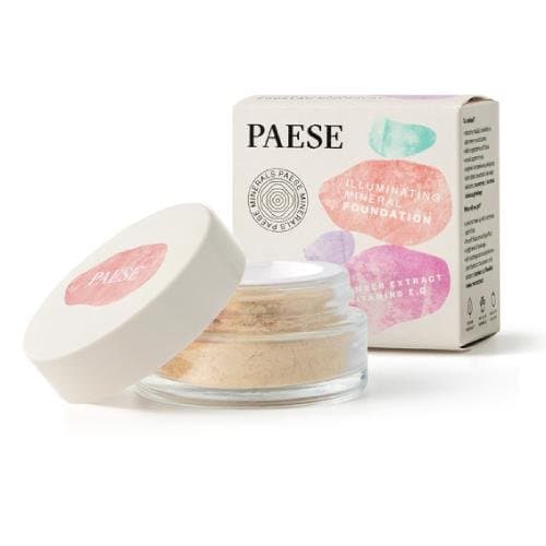 Rozświetlający podkład mineralny PAESE MINERALS (200N Light beige)
