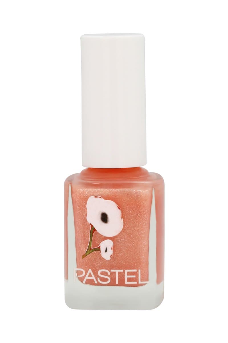 Summer Collection — lakier do paznokci 416 (brzoskwiniowy pomarańczowy z drobinkami)