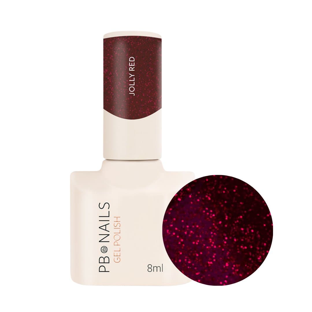 Gel Polish Jolly Red — lakier hybrydowy