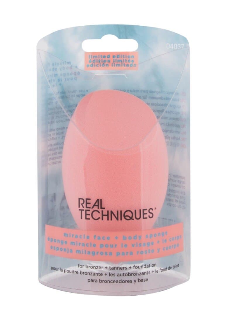 Miracle Face + Body Sponge — różowa gąbka do twarzy i ciała