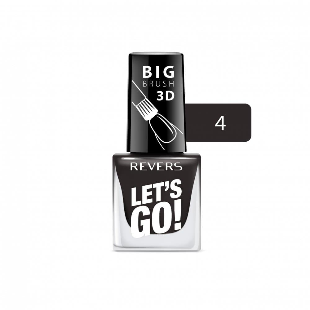 LET’S GO 04 Czarny — lakier do paznokci
